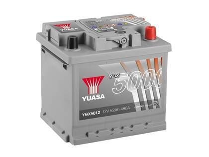12V 54Ah Silver High Performance Battery (0) Пусковий струм 500 (EN) Габарити 207х175х190 YUASA YBX5012