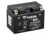 МОТО 12V 10Ah MF VRLA Battery (сухозаряженный) Пусковой ток 175 (EN) Габариты 150х87х105. +/- YUASA YT12A-BS (фото 1)