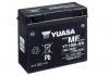 МОТО 12V 19Ah MF VRLA Battery (сухозаряженный) Пусковой ток 170 (EN) Габариты 186х82х171. Полярность -/+ YUASA YT19BL-BS (фото 1)
