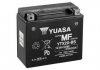 МОТО 12V 18,9Ah MF VRLA Battery (сухозаряжений) Пусковий струм 270 (EN) Габарити 175х87х155. Полярність +/- YUASA YTX20-BS (фото 1)