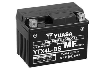 МОТО 12V 3Ah MF VRLA Battery AGM (збройний) Пусковий струм 50 (EN) Габарити 114х71х86. Полярність: -/+
Акумулятор, що не обслуговується. Технологія AGM (нерухомий електроліт). Покращена пускова потужність. Збільшений термін служби. YUASA YTX4L-BS (фото 1)