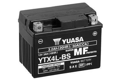 МОТО 12V 3Ah MF VRLA Battery AGM (збройний) Пусковий струм 50 (EN) Габарити 114х71х86. Полярність: -/+
Акумулятор, що не обслуговується. Технологія AGM (нерухомий електроліт). Покращена пускова потужність. Збільшений термін служби. YUASA YTX4L-BS