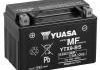 МОТО 12V 8Ah MF VRLA Battery (сухозаряжений) Пусковий струм 135 (EN) Габарити 152х87х107. Полярність +/- YUASA YTX9-BS (фото 1)