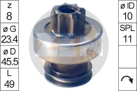 Бендікс стартера ZEN ZN1674