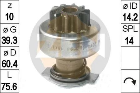 Бендікс стартера ZEN ZN1700 (фото 1)