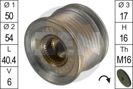 Шкив генератора инерционный ZEN ZN5381