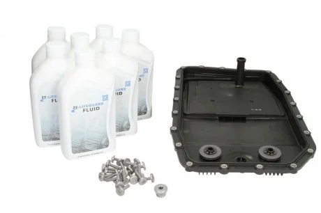 Комплект для заміни олії LIFEGUARDFLUID 6 (7х1л+сервісний к-т) АКПП 6HP26/26x/28/28x/32 ZF 1068.298.062 (фото 1)