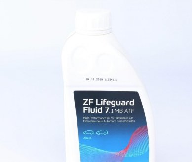 Масло Lifeguard Fluid 7.1 MB ATF для 5-ти ступенчатых АКПП ZF 5961.307.351 (фото 1)