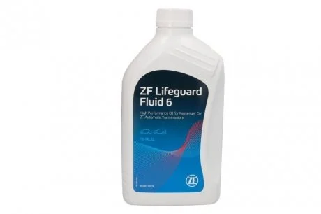 Олія трансмісійна LIFEGUARDFLUID 6 - 1л ZF S671090255