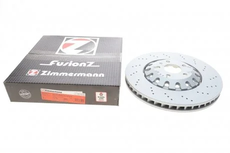Передние AUDI A6 A7 A8 2017-,Q7 2.0 3.0 2015- Formula Z перф. 374.5x36 ZIMMERMANN 100337470