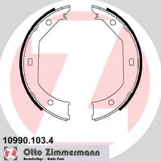 Колодки тормозные ZIMMERMANN 10990.103.4