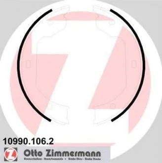 Гальмівні колодки ZIMMERMANN 10990.106.2