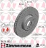 Диск тормозной перед. левый BMW 5 (F07, F10, F11, F18), 6 (F12, F13, F06), 7 (F01, F02, F03, F04) 3.0/3.5/4.0D 09- ZIMMERMANN 150.3478.52 (фото 7)