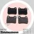 Тормозные колодки дисковые ZIMMERMANN 206871551 (фото 1)