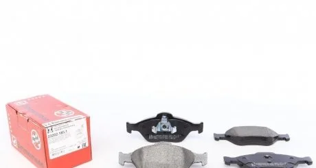Тормозные колодки перед Ford Fiesta/Fusion/Mazda2 ZIMMERMANN 232021851
