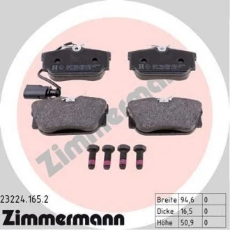 Гальмівні колодки ZIMMERMANN 23224.165.2