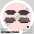 Колодки гальмівні (без датчика)) ZIMMERMANN 23623.170.1 (фото 5)