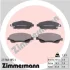 Колодки тормозные (без датчика) ZIMMERMANN 23768.185.1 (фото 4)