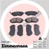 Гальмівні колодки перед Subaru Impreza 15-20/Fores ZIMMERMANN 238651801 (фото 7)
