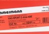 Гальмівні диски VW GOLF VI 08- ZIMMERMANN 600324152 (фото 5)
