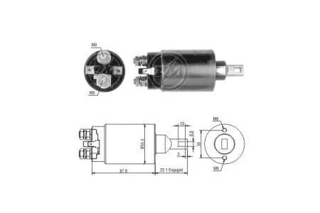Реле втягуюче стартера ZM ZM 1891