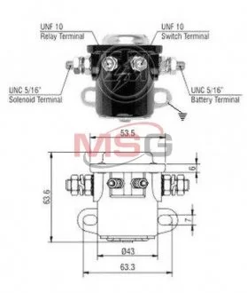 Втягуюче реле стартера ZM ZM2401