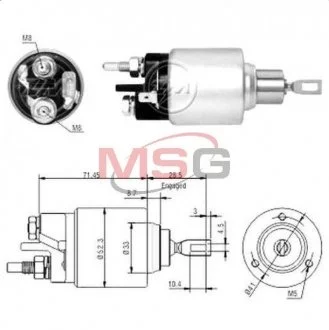 Реле втягуюче стартера ZM ZM 379