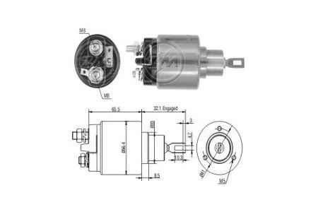 Втягуюче реле стартера ZM ZM575