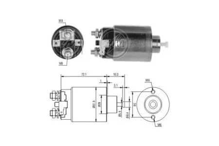 Втягуюче реле стартера ZM ZM790