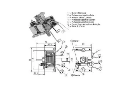 Втягуюче реле стартера ZM ZM904